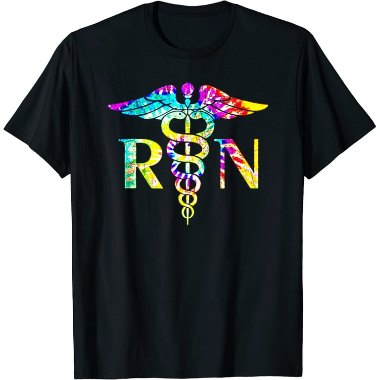 Lovely Rn Registered Nurse Tie Dye T-Shirt Lovely Rn Registered Nurse Tie Dye T-Shirt