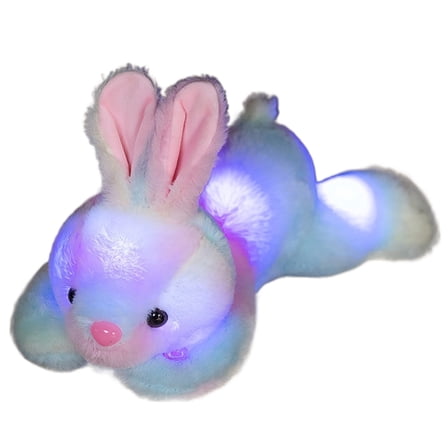 Lovely Rabbit Figure Toy Stuffed Sleeping Doll Shower Gifts Rabbit Washable Doll for Toddler Girlfriends