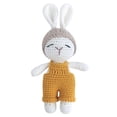 thumbnail image 1 of Lovely Rabbit Rattle Babies Soft Handmade Toy for Children Appease Sleeping Crochet Handheld Toy for Infants Gift, 1 of 11