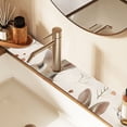 thumbnail image 1 of Lovely Rabbit Sink Splash Guard Faucet 30x5.4in Drying Mat Drying Mat Absorbent Pad for Bathroom Kitchen 2PCS, 1 of 7