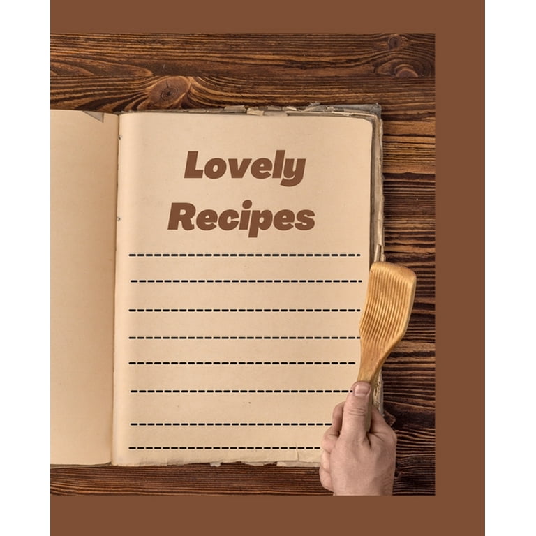 blank Recipe Book To Write In Your Own Recipes Blank Recipe