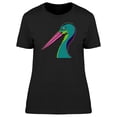 thumbnail image 1 of Lovely Retro Stork Head T-Shirt Women -Image by Shutterstock, Female Small, 1 of 2