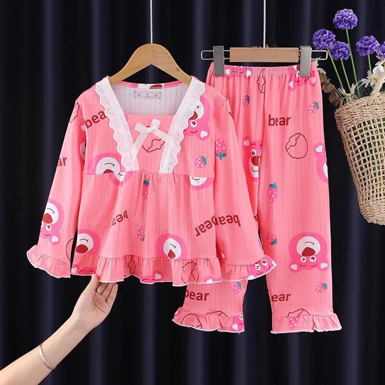 Lovely Sanrio Print Pajamas Cartoon Hello Kitty My Melody Kuromi