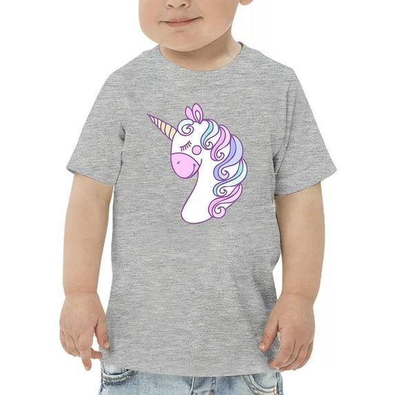 Lovely Sleepy Unicorn Face T-Shirt Toddler -Image by Shutterstock, 4 Toddler