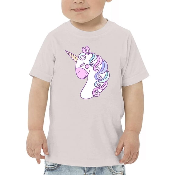 Lovely Sleepy Unicorn Face T-Shirt Toddler -Image by Shutterstock, 5 Toddler