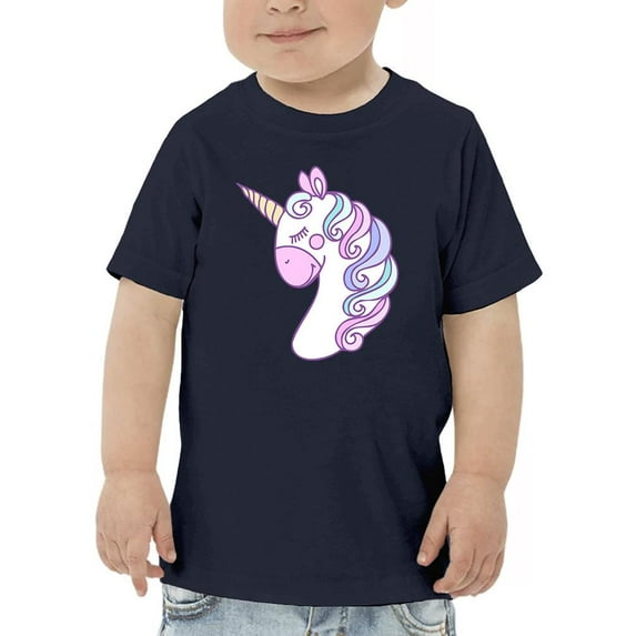 Lovely Sleepy Unicorn Face T-Shirt Toddler -Image by Shutterstock, 5 Toddler