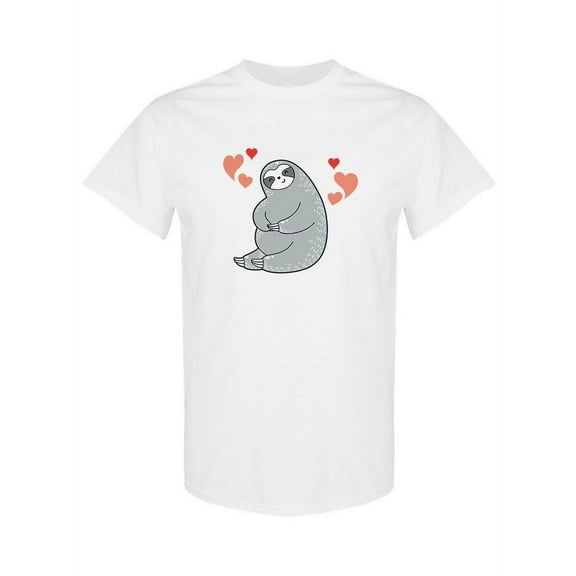 Lovely Sloth Sitting T-Shirt Women -SPIdeals Designs, Female 4X-Large