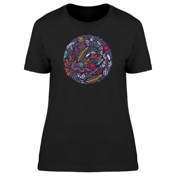 Lovely Spring Floral Collage Tee Women's -Image by Shutterstock