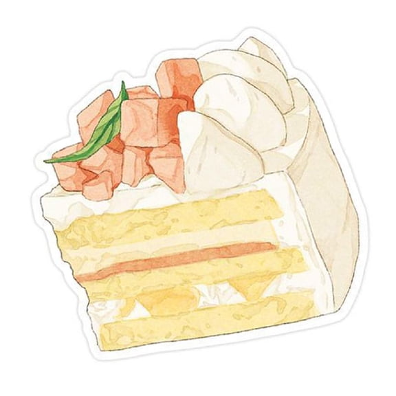 Lovely Stickier Note Simple Memos Pad Easy to Write Dessert Cake Note Pad Sweet Station Series Stickier Note