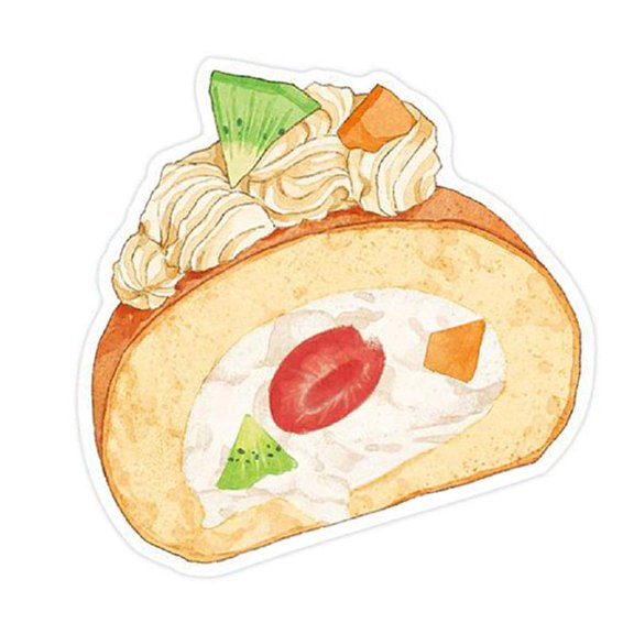 Lovely Stickier Note Simple Memos Pad Easy to Write Dessert Cake Note Pad Sweet Station Series Stickier Note