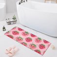 thumbnail image 1 of Lovely Strawberry Bath Mat 39x20 Non-Slip Bathroom Rugs Absorbent Soft Plush Quick Dry for Tub Shower Kitchen Home Decor, 1 of 8