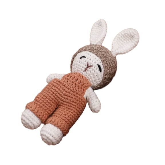 Lovely Stuffed Toy Crocheted Doll Present for Baby Birthday Toy Handmade Crocheted Toy Cotton