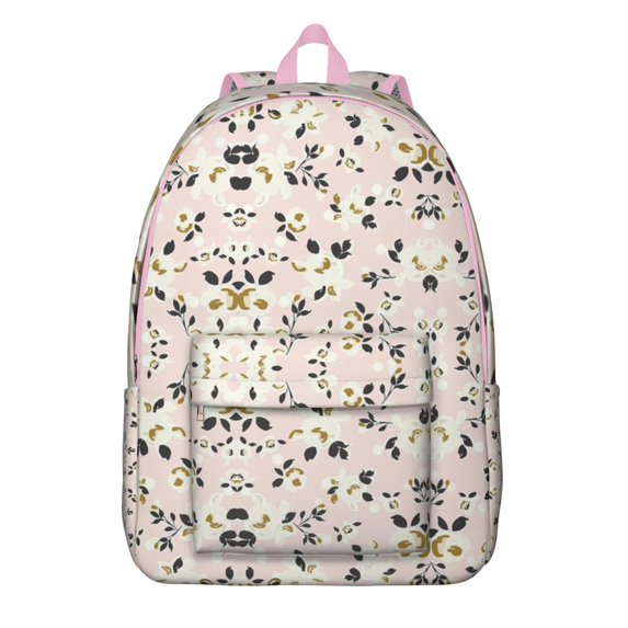 Lovely Sunflower Flowers Pattern Backpack Gift, Roomy School College Bookbag with Laptop Pocket, Strong Unisex Backpack for Work Travel