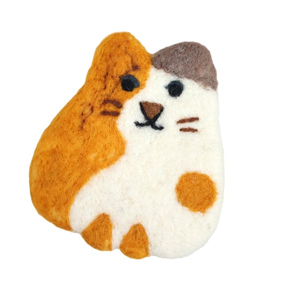 Lovely Themed Felt Coasters Handcrafted Wool Absorbent Fronts Nonslip Base For Coffee Mugs Cups