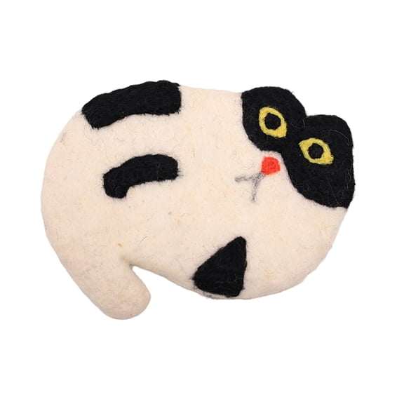 Lovely Themed Felt Coasters Handcrafted Wool Absorbent Fronts Nonslip Base For Coffee Mugs Cups