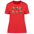 thumbnail image 1 of Lovely Tropical Flamingos T-Shirt Women -Image by Shutterstock, Female Medium, 1 of 2