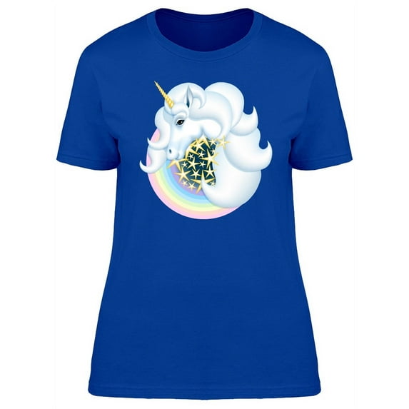 Lovely Unicorn Amazing Graphic T-Shirt Women -Image by Shutterstock, Female Large