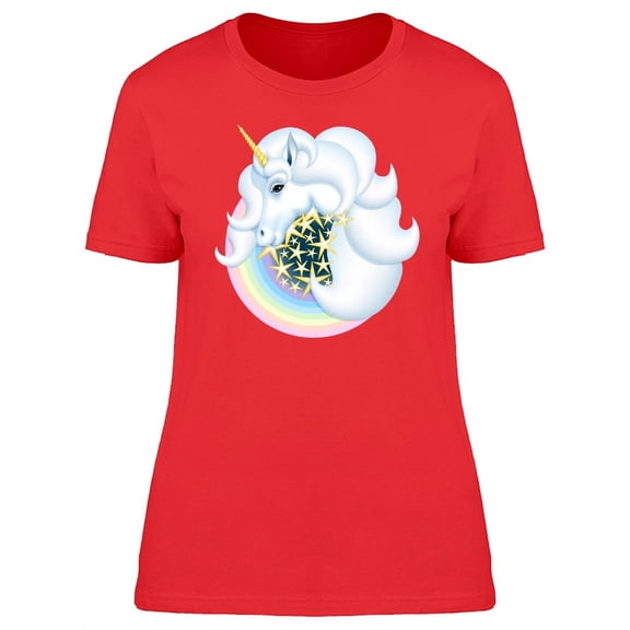 Lovely Unicorn Amazing Graphic T-Shirt Women -Image by Shutterstock, Female Medium
