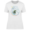 thumbnail image 1 of Lovely Unicorn Amazing Graphic T-Shirt Women -Image by Shutterstock, Female Medium, 1 of 2