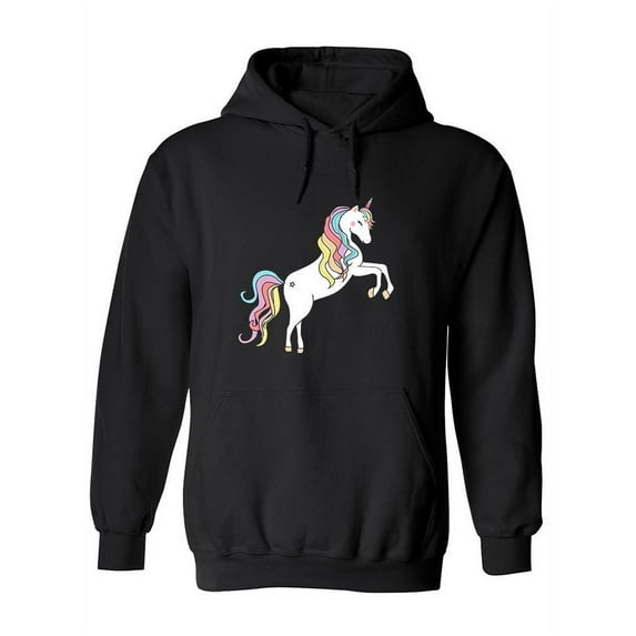 Lovely Unicorn Galloping Hoodie Women -Image by Shutterstock, Female 3X-Large