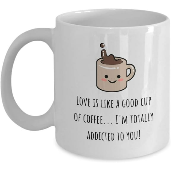 Lovely Valentines Day Mug, For your Valentine, Love, Coffee Lovers, Coffee cup gift for Men and Women,11oz