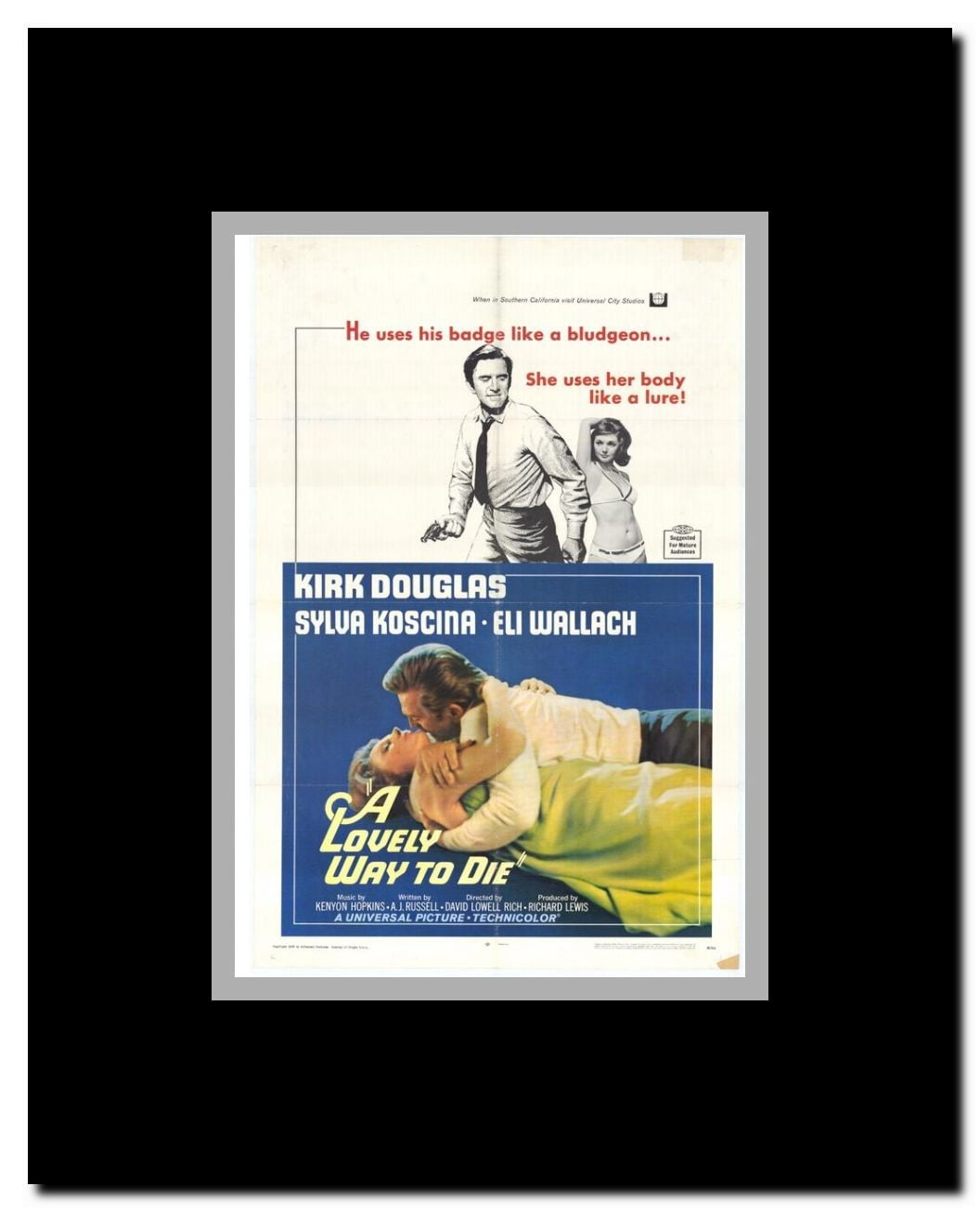 Lovely Way to Die Framed Movie Poster