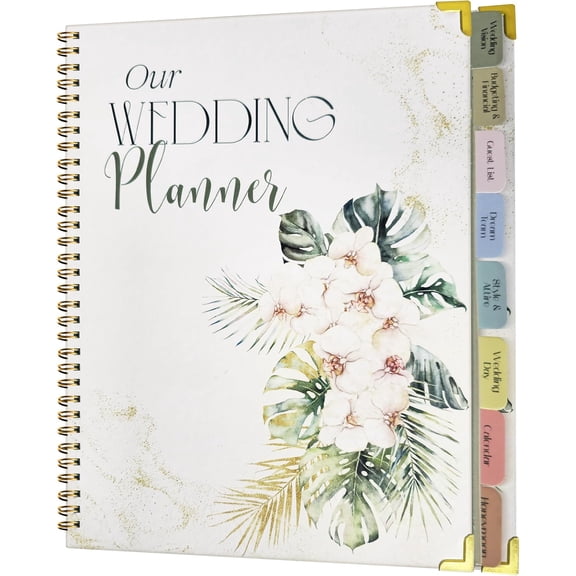 Your Lovely Wedding Planner Book and Organizer for Bride and Groom - Engagement , Wedding Planner with Checklist, Timelines, & Budget  - Includes  QR Code for  Digital Tools.