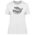 thumbnail image 1 of Lovely Whales Happy Mothers Day T-Shirt Women -Image by Shutterstock, Female Medium, 1 of 2