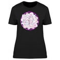 thumbnail image 1 of Lovely White Succulent Plant T-Shirt Women -Image by Shutterstock, Female Large, 1 of 2