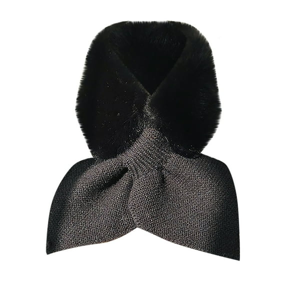 Lovely Women Fashion Winter Villus Scarf Outerwear Lady Scarf Warm Bib