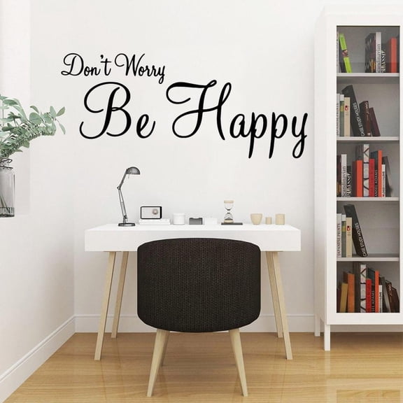 Lovely be happy phrase Nursery Wall Stickers Vinyl Art Decals For Baby Kids Rooms Decor Art Decor Wallpaper 43x100cm