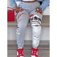 thumbnail image 1 of LovelyWholesale Figure Print Drawstring Sweat Women's Pants, 1 of 3