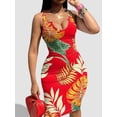 thumbnail image 1 of Lovelywholesale Plus Size Floral Print Bodycon Cami Dress, 1 of 4