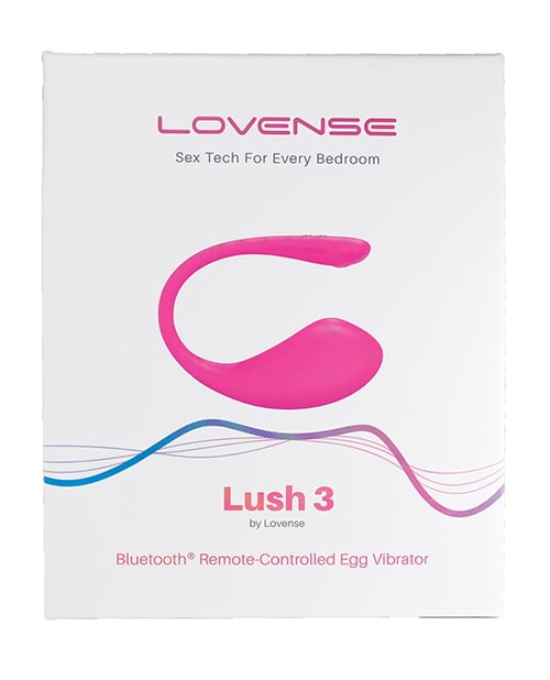 Lovense Lush 3 Camming Vibrator, Mini Wearable Bullet Vibrator for Women -  Pink
