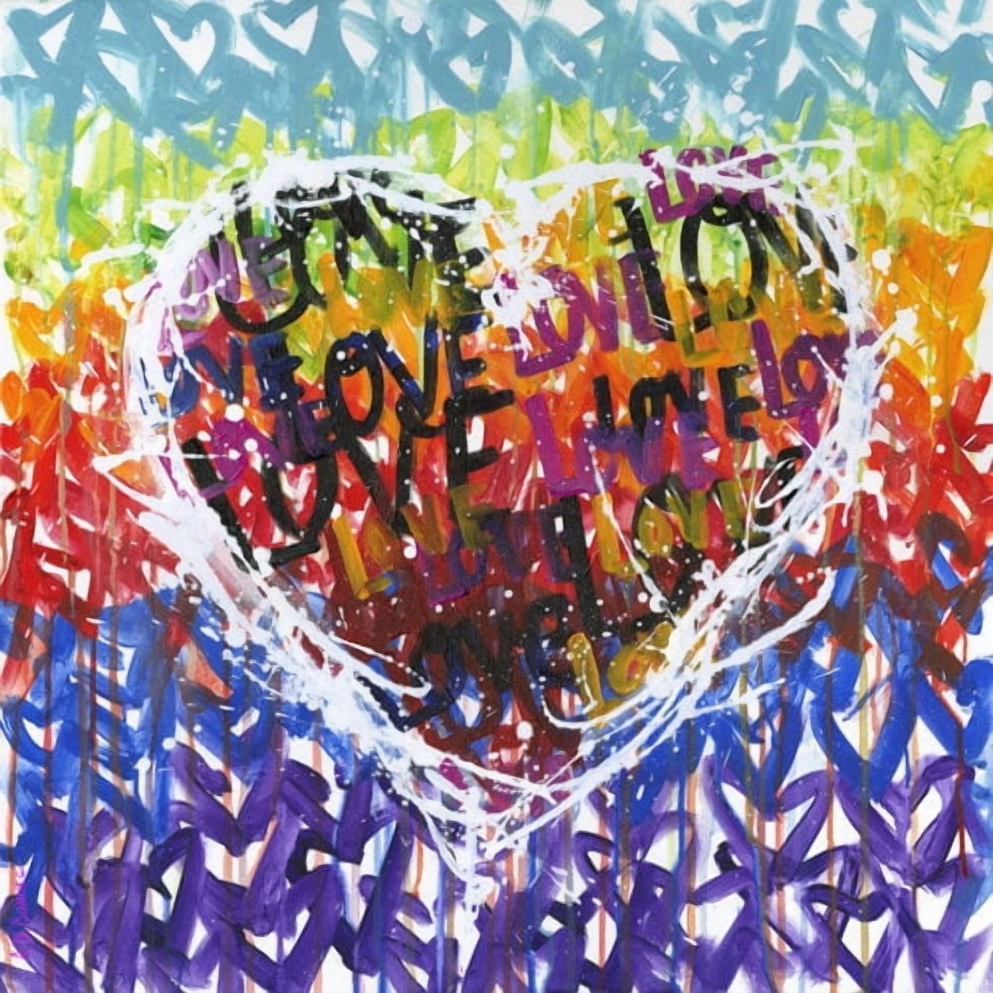 "Loveplicity" Painting Print on Wrapped Canvas