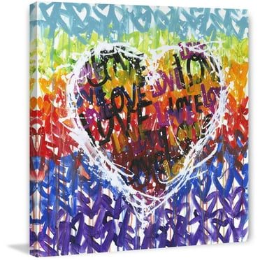"Loveplicity" Painting Print on Wrapped Canvas