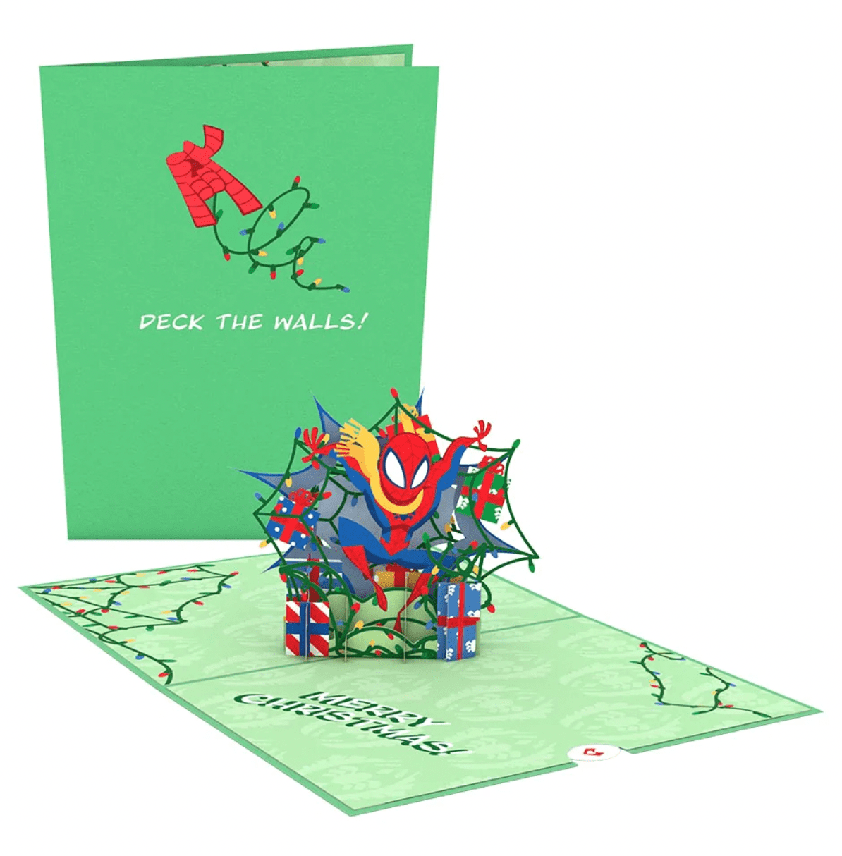 Lovepop Marvel's Spider-Man Deck the Walls Pop-Up Card