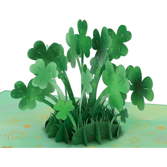 Lovepop Saint Patrick's Day Lucky Clover Pop Up Card - 3D Cards, St. Patrick's Day Card, Lucky Clover, St. Patrick's Day, Happy St. Patrick s Day Card
