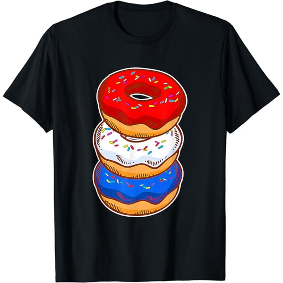 Lover Baking 4th of July Doughnut T-Shirt
