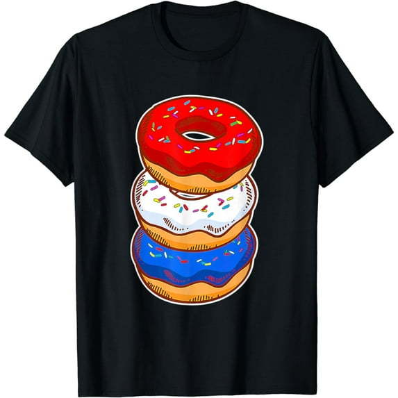 Lover Baking 4th of July Doughnut T-Shirt