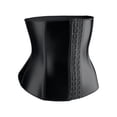 thumbnail image 1 of Lover-Beauty Women's Latex Underbust Corset Waist Training Cincher 9 Steel Boned Black color, 1 of 7