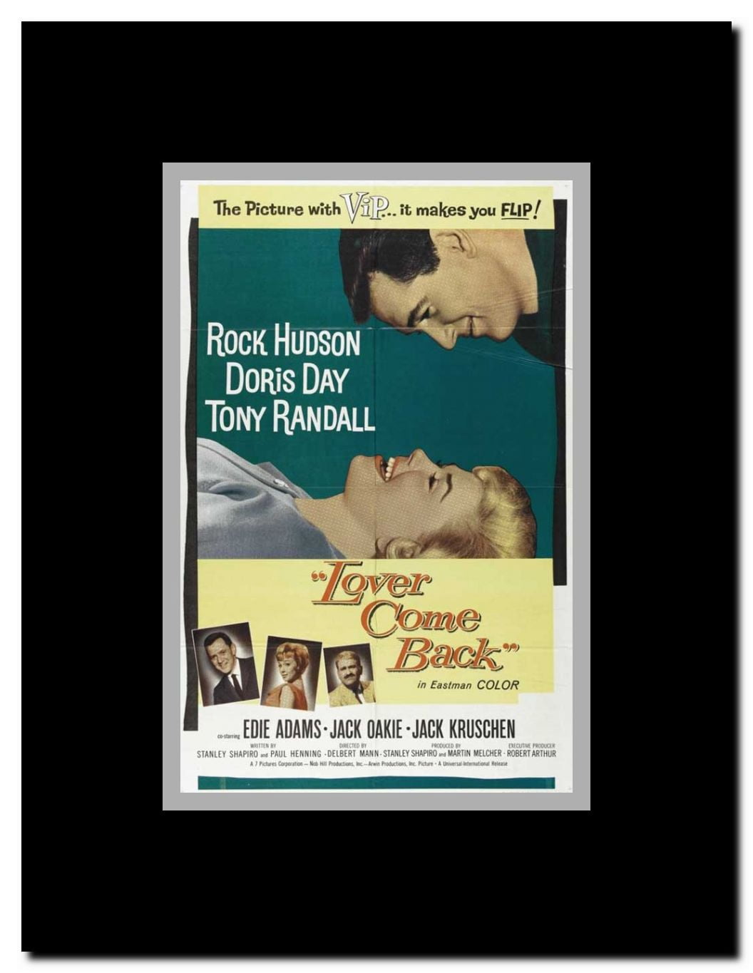 Lover Come Back Framed Movie Poster