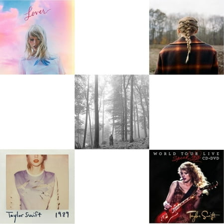 Lover (Deluxe) (Version 1) & 1989 & Folklore (Edited) & Evermore (X) & Speak Now World Tour Live (CD/DVD)