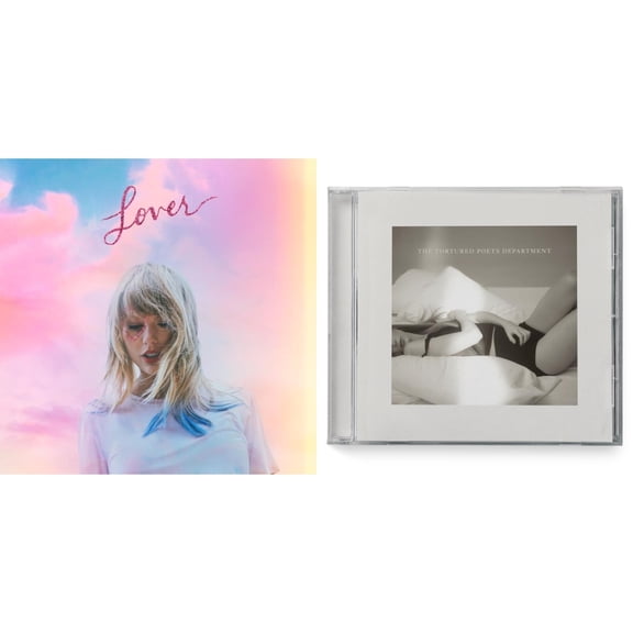 Tortured Poets Department(X) (Manuscript- Bonus Track) & Lover (Deluxe) (Version 2) [CD Bundle]