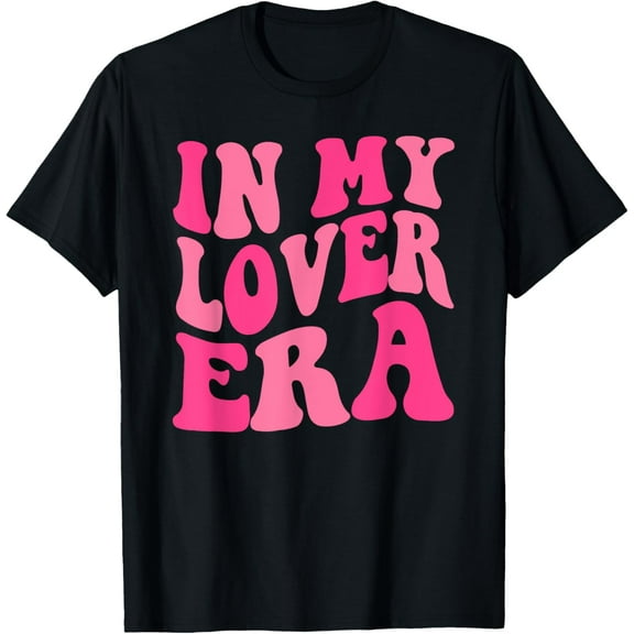 Lover Era T-Shirt Vintage PrintsMen and women, White Black T-shirt, size: Extra large S-1418XL