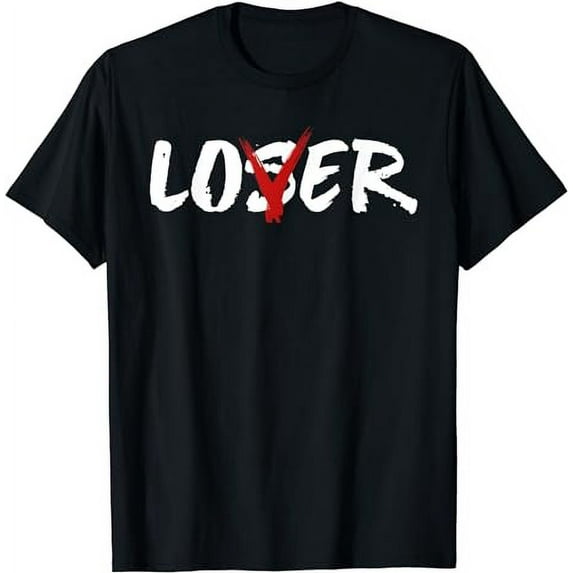 Lover Loser Halloween Club T-Shirt: Men & Women Classic Fit, Round Neck, Black