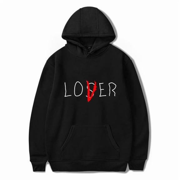 Lover Loser Hoodie Women Men Hooded Sweatshirt Long Sleeve Pullover Tracksuit