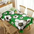 thumbnail image 1 of Lover Soccer for Gift Decor Room Dining Table Coffee Kitchen for Cover Table Rectangle Pattern Footb, 1 of 5