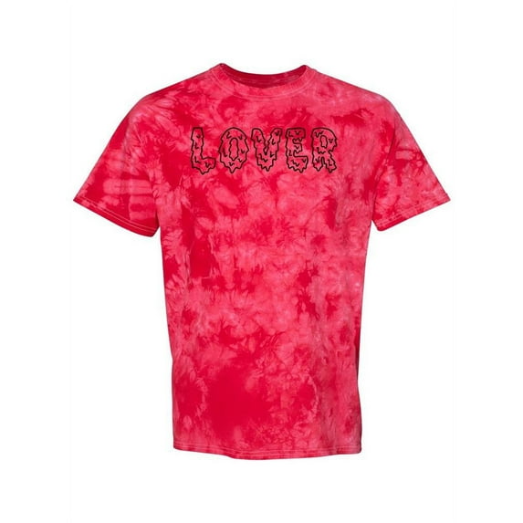 Lover Text Tie-Dye Crystal Men -Smartprints Designs, Male Small