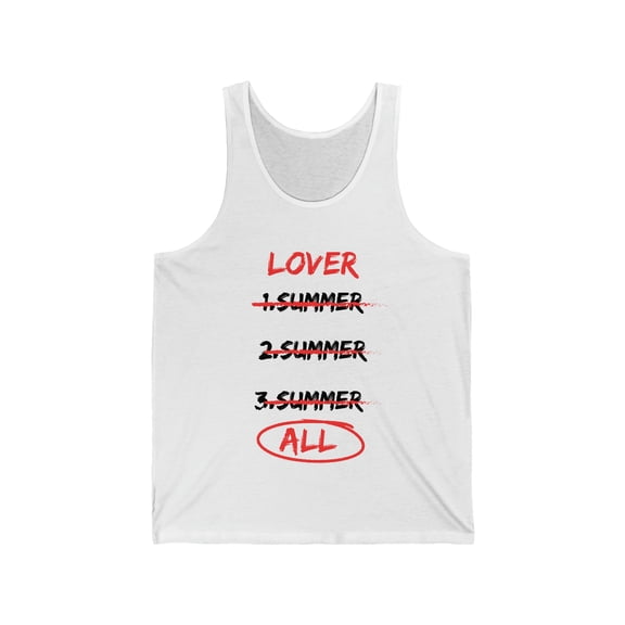 Lover - Three Summers - Unisex Jersey Tank